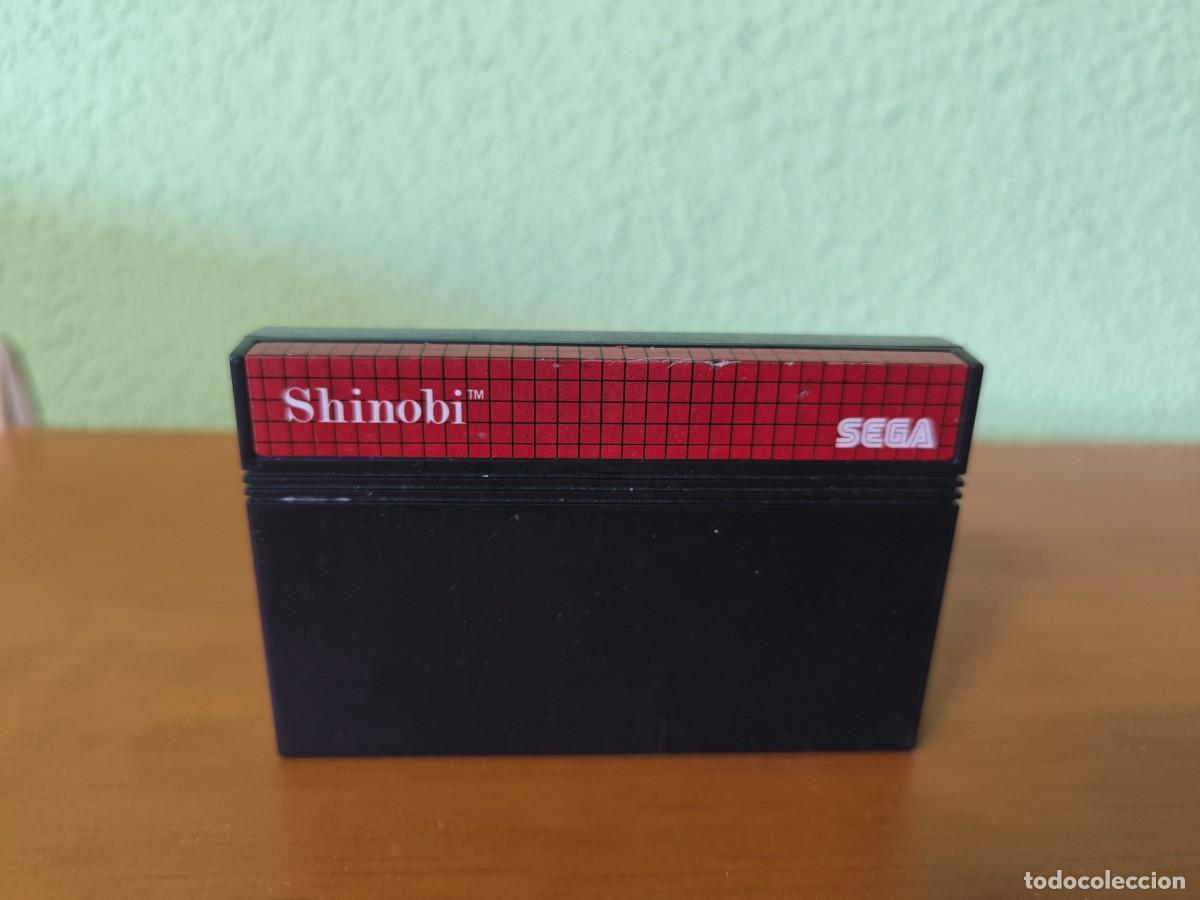 Videojuegos y consolas: Cartucho Original SEGA Master System: Shinobi. Limpio y Testeado