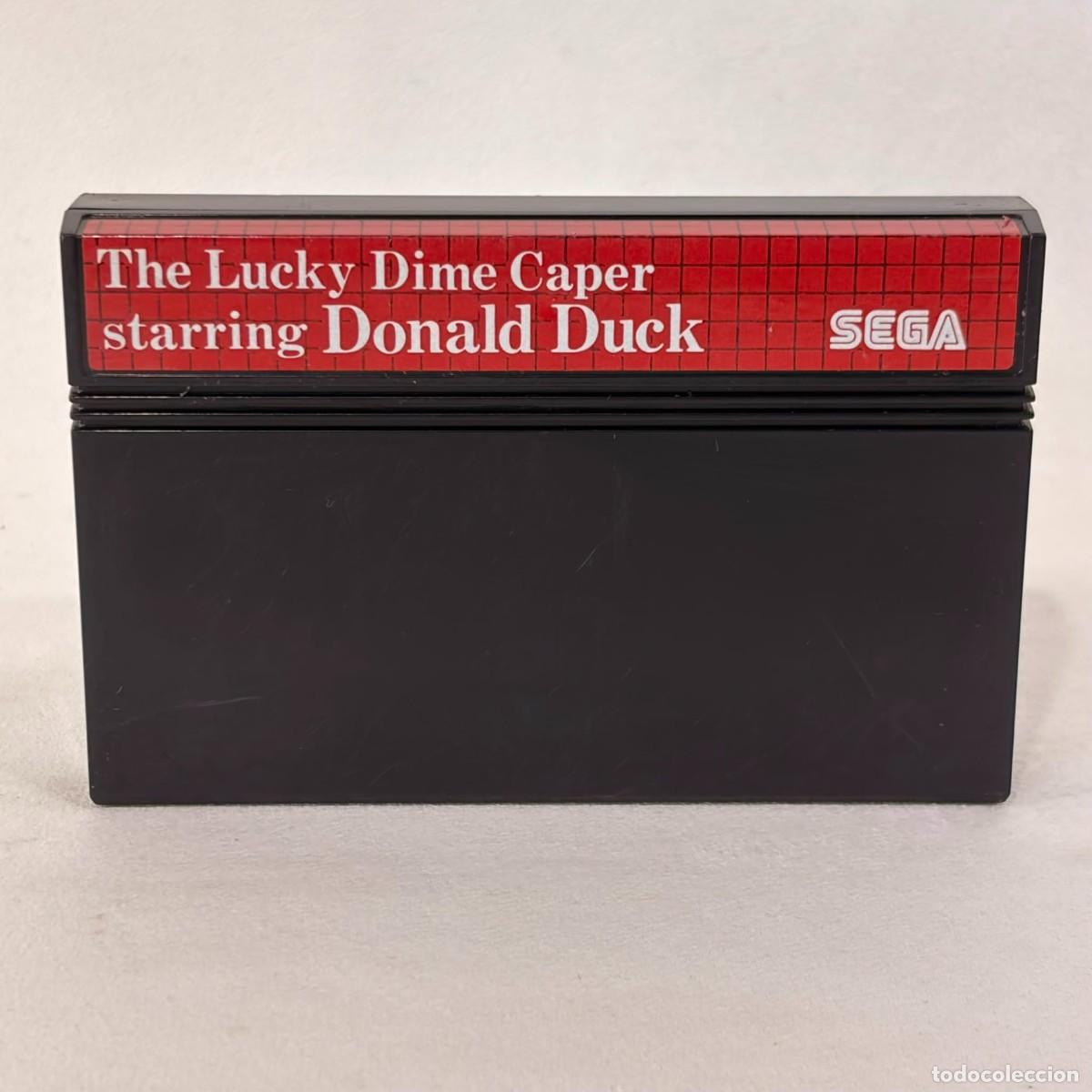 Videojuegos y consolas: VIDEO JUEGO SEGA MASTER SYSTEM- THE LUCKYN DIME CAPER STARRING DONALD DUCK