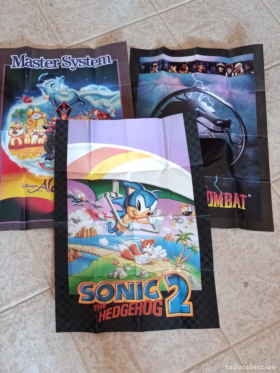 Videojuegos y consolas: Lote posters Master System Tec toy