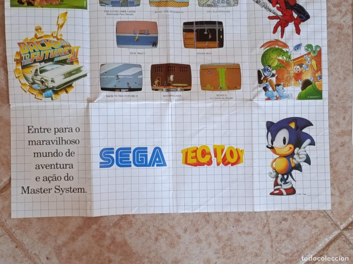 Videojuegos y consolas: Lote posters panfletos Master System Tec toy - Foto 4