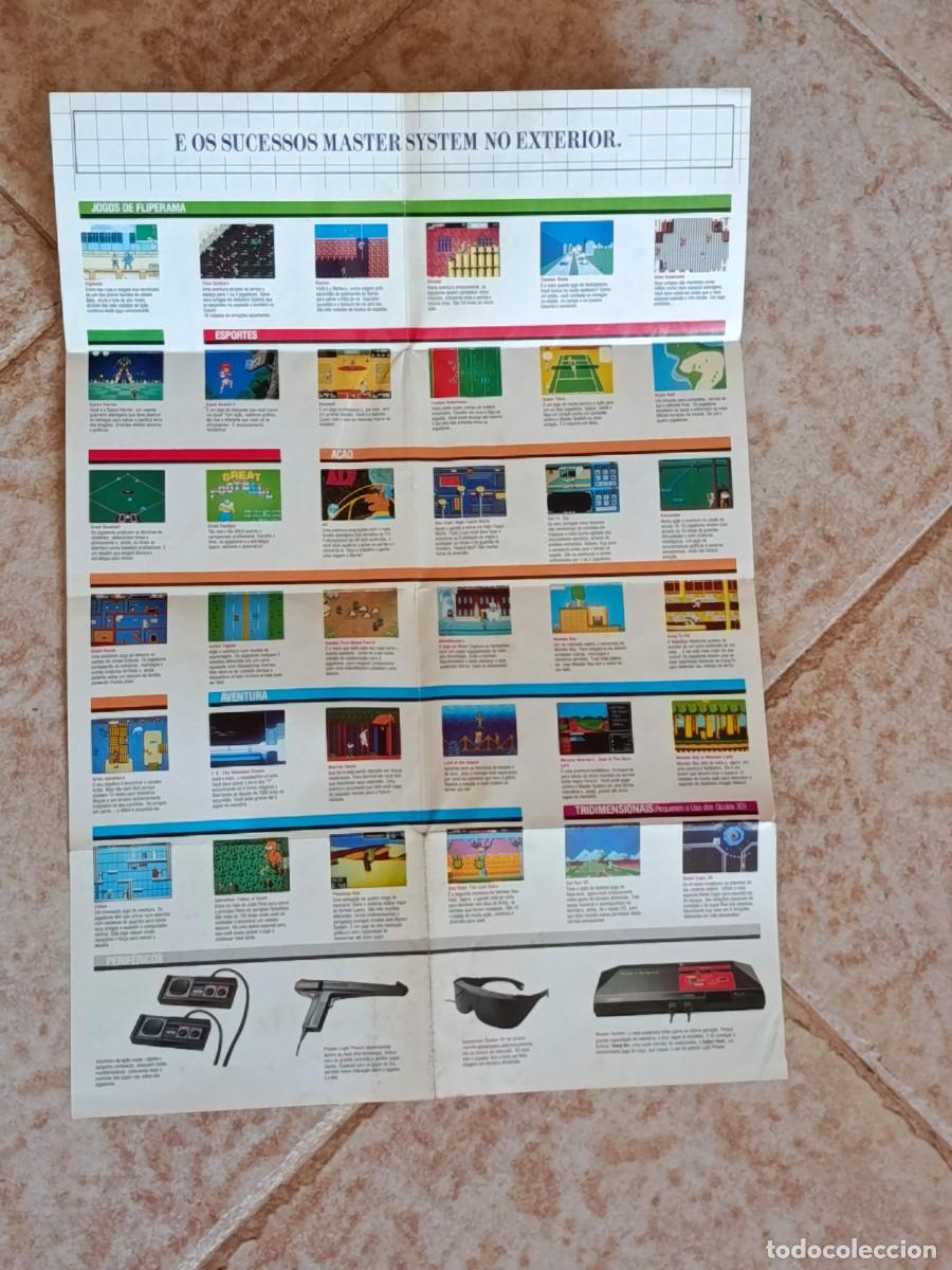 Videojuegos y consolas: Lote posters panfletos Master System Tec toy - Foto 6