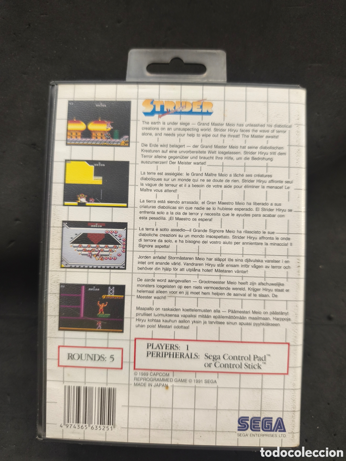 Videojuegos y consolas: M&aacute;ster system strider con catalogo - Foto 2