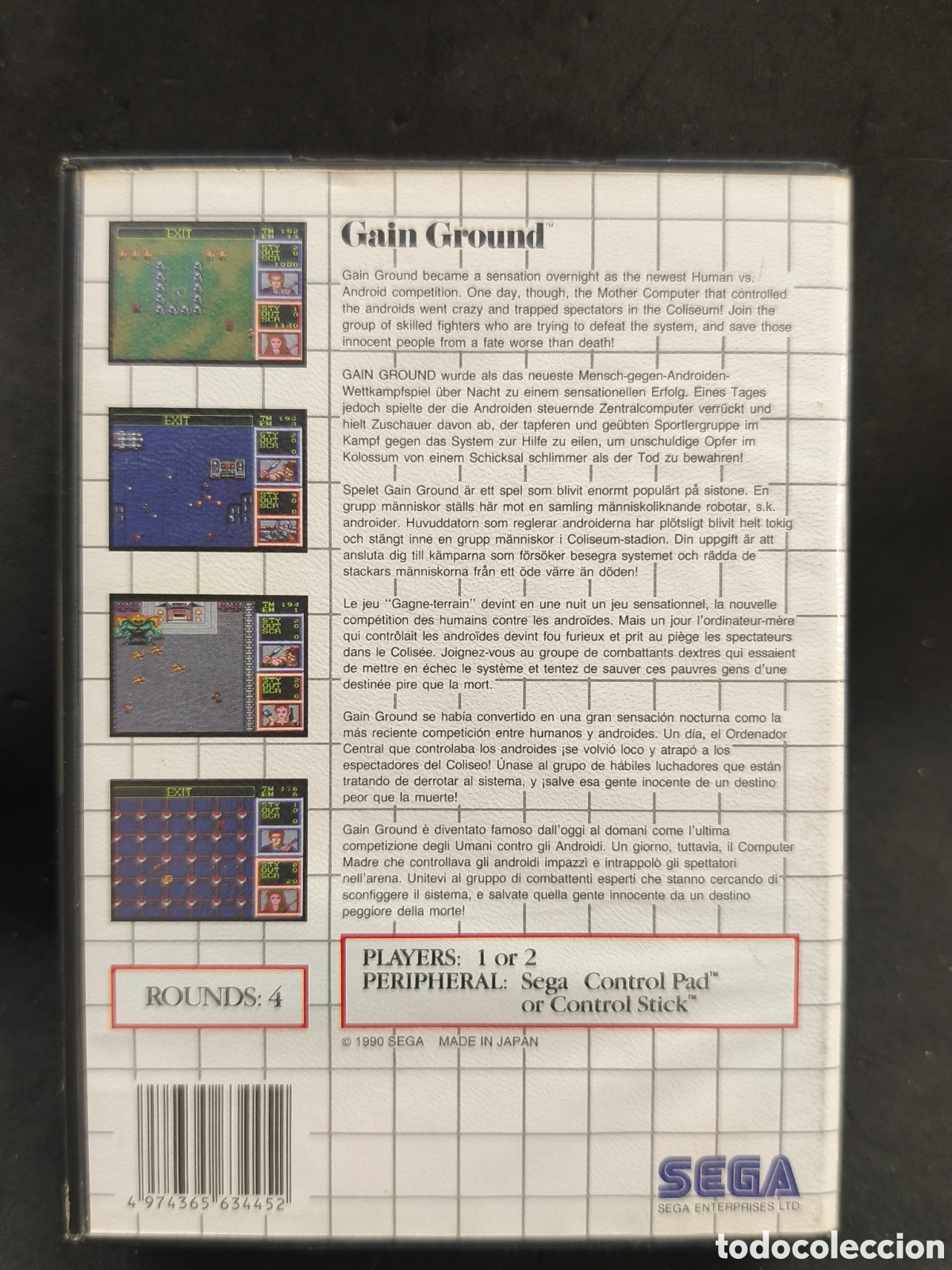Videojuegos y consolas: M&aacute;ster system Gain ground - Foto 2