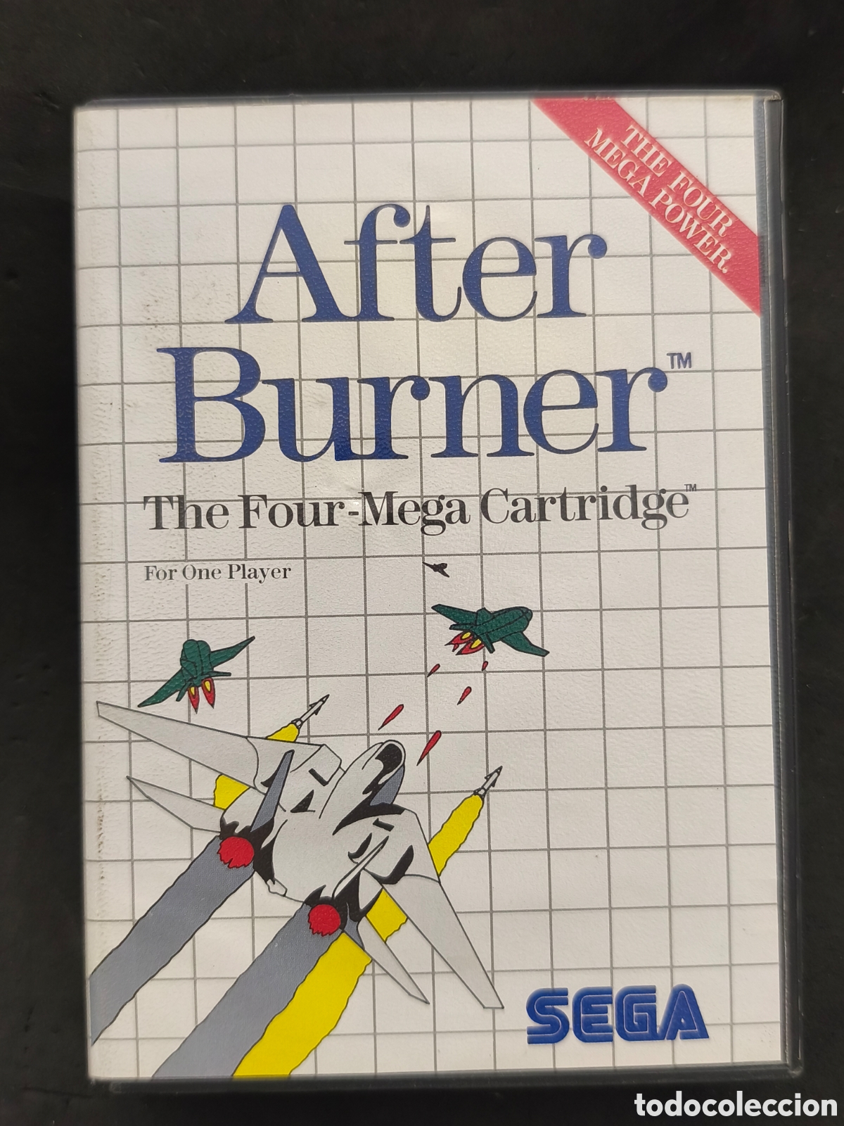 Videojuegos y consolas: M&aacute;ster system after burner, con catalogo, sin Manual