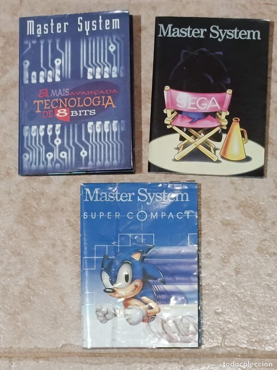 Videojuegos y consolas: 3 Poster cat&aacute;logo Sega Master System Tectoy - Foto 2