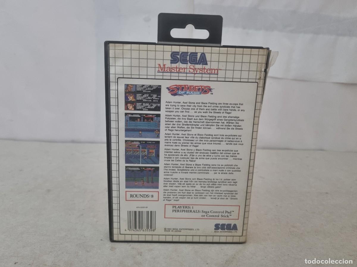 Videojuegos y consolas: Juego para Master System Streets of rage - Foto 13