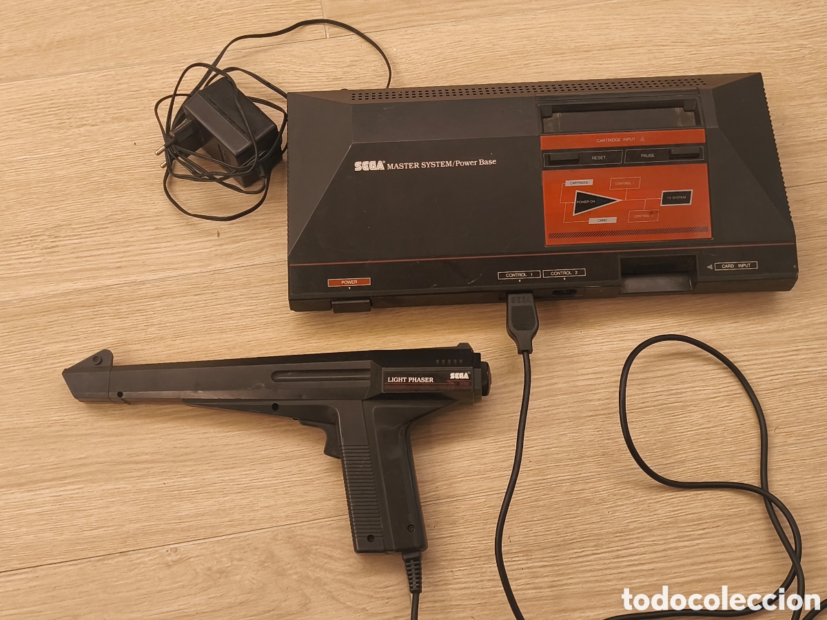 Videogiochi e Consoli: Sega Masters system, consola y pistola