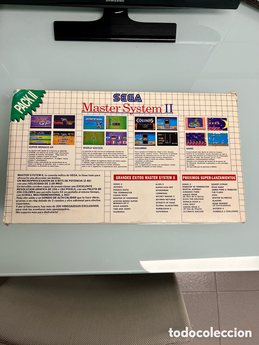 Videojuegos y consolas: Consola Sega Master System II EDICI&Oacute;N PACK II completa - Foto 3