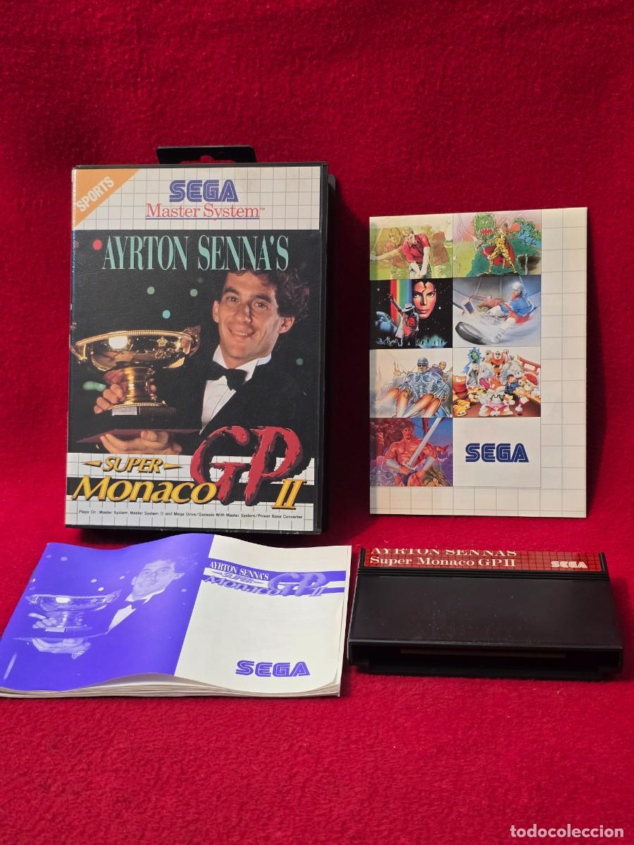 Videojogos e Consolas: JUEGO SEGA MASTER SYSTEM : AYRTON SENNA'S .SUPER MONACO GP II