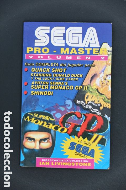 Videojuegos y consolas: Gu&iacute;a oficial SEGA PRO MASTER VOLUMEN 2. Master System. Shinobi. 1992