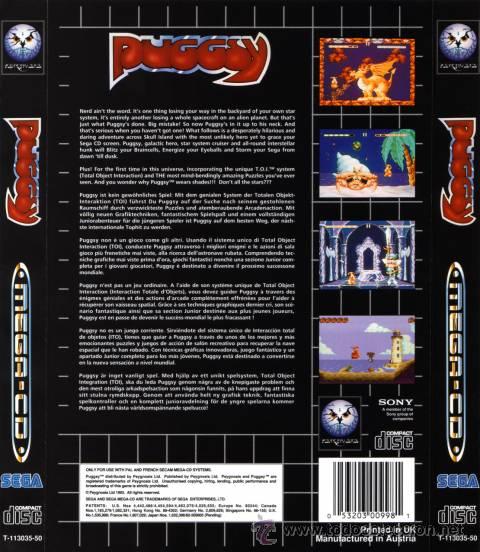 Videojuegos y consolas: PUGGSY MEGA CD SEGA ESPA&Ntilde;A PAL - Foto 2