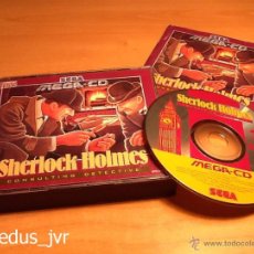 Videojuegos y Consolas: SHERLOCK HOLMES CONSULTING DETECTIVE JUEGO PARA SEGA MEGA CD MEGACD PAL COMPLETO EN BUEN ESTADO