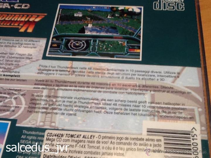 Videojuegos y consolas: Thunderhawk juego para Sega Mega-CD MegaCD PAL Completo como Nuevo - Foto 6