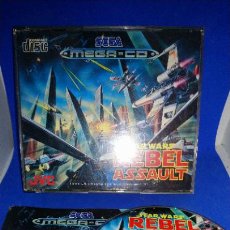 Videojuegos y Consolas: STAR WARS REBEL ASSAULT SEGA MEGA-CD PAL. Lote 299828783