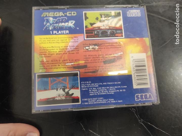 Videojuegos y consolas: MEGA CD - ROAD AVENGER , PAL Sega - Foto 2