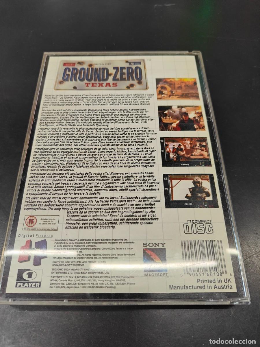 Videojuegos y consolas: Sega Mega CD Ground Zero Texas - Foto 2