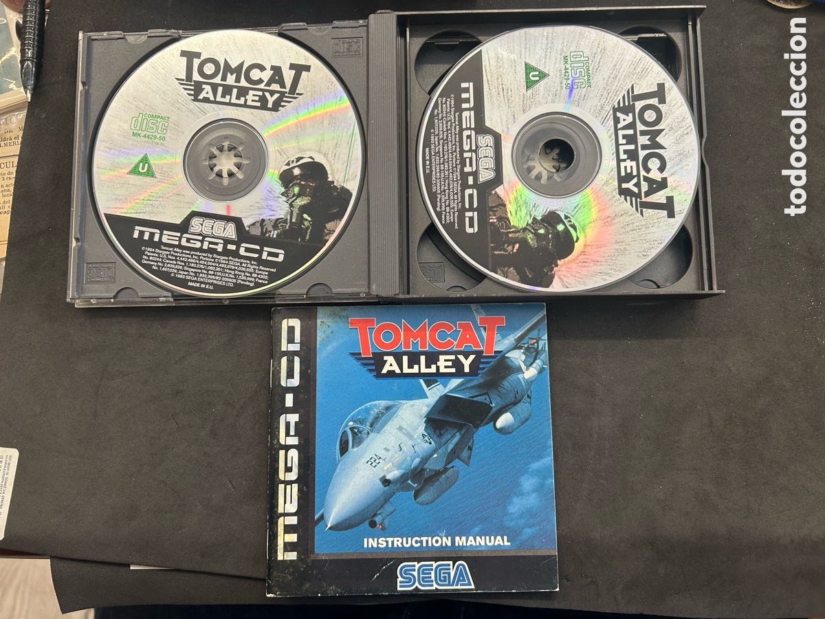 Videojuegos y consolas: Mega CD tomcat Alley - Foto 2