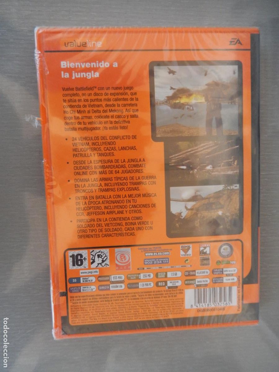Videojuegos y consolas: BATTLEFIELD VIETNAM - VALUE LINE - PC CD-ROM - PRECINTADO - Foto 2