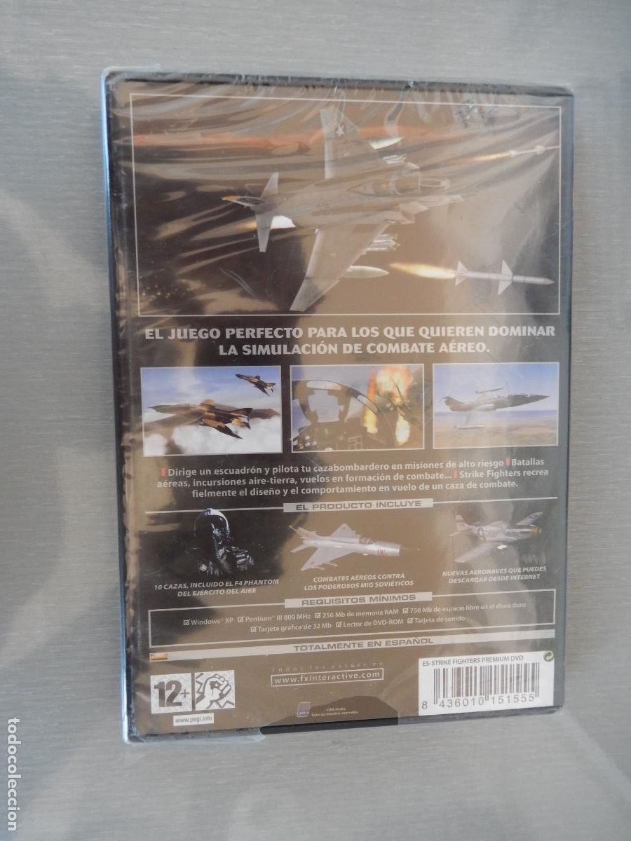 Videojuegos y consolas: STRIKE FIGHTERS FLIGHT SIMULATOR- PC CD ROM -PRECINTADO - Foto 2