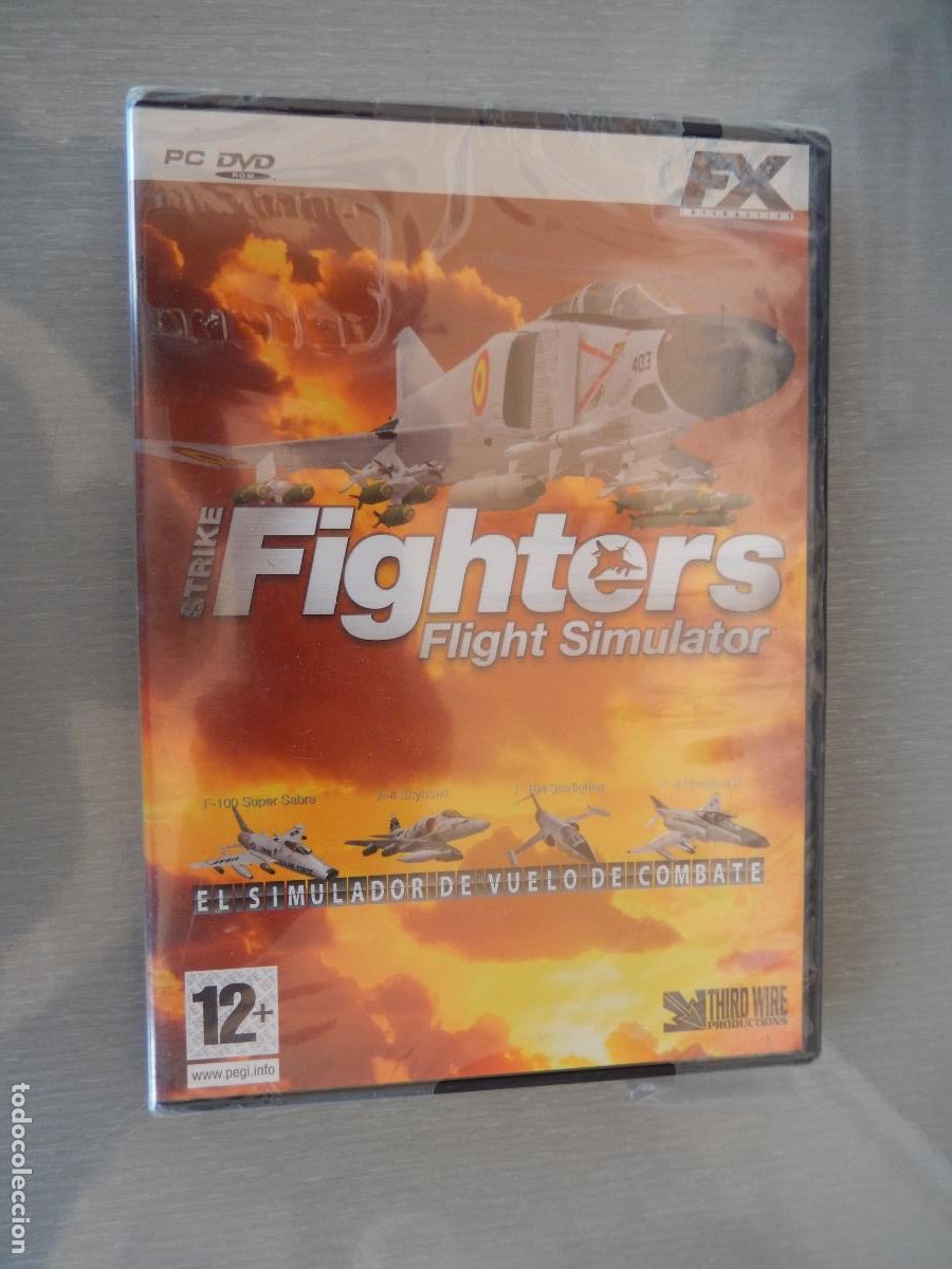 Videojuegos y consolas: STRIKE FIGHTERS FLIGHT SIMULATOR- PC CD ROM -PRECINTADO - Foto 1