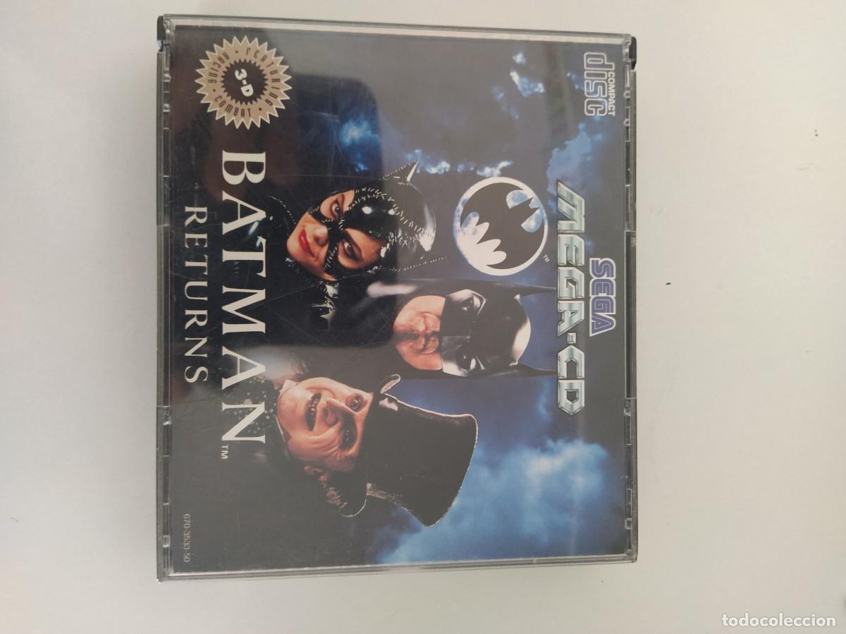Videojuegos y Consolas: BATMAN RETURNS PARA SEGA MEGA CD MEGACD COMPLETO PAL-EUROPA , ORIGINAL 100%