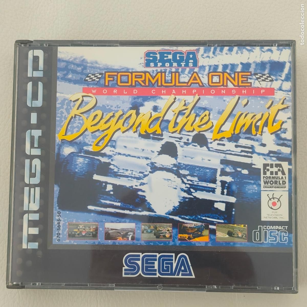 Videojuegos y Consolas: JUEGO DISCO SEGA MEGADRIVE MEGA-CD: FORMULA ONE WORLD CHAMPIONSHIP BEYOND THE LIMIT NUEVO A ESTRENAR