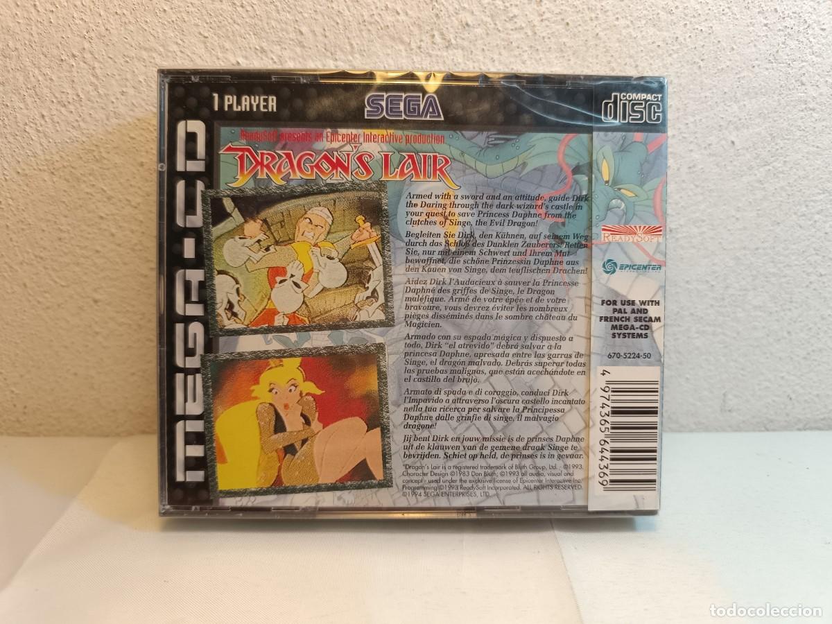Videojuegos y consolas: Dragons Lair Mega CD Precintado PAL Esp Impecable - Foto 10