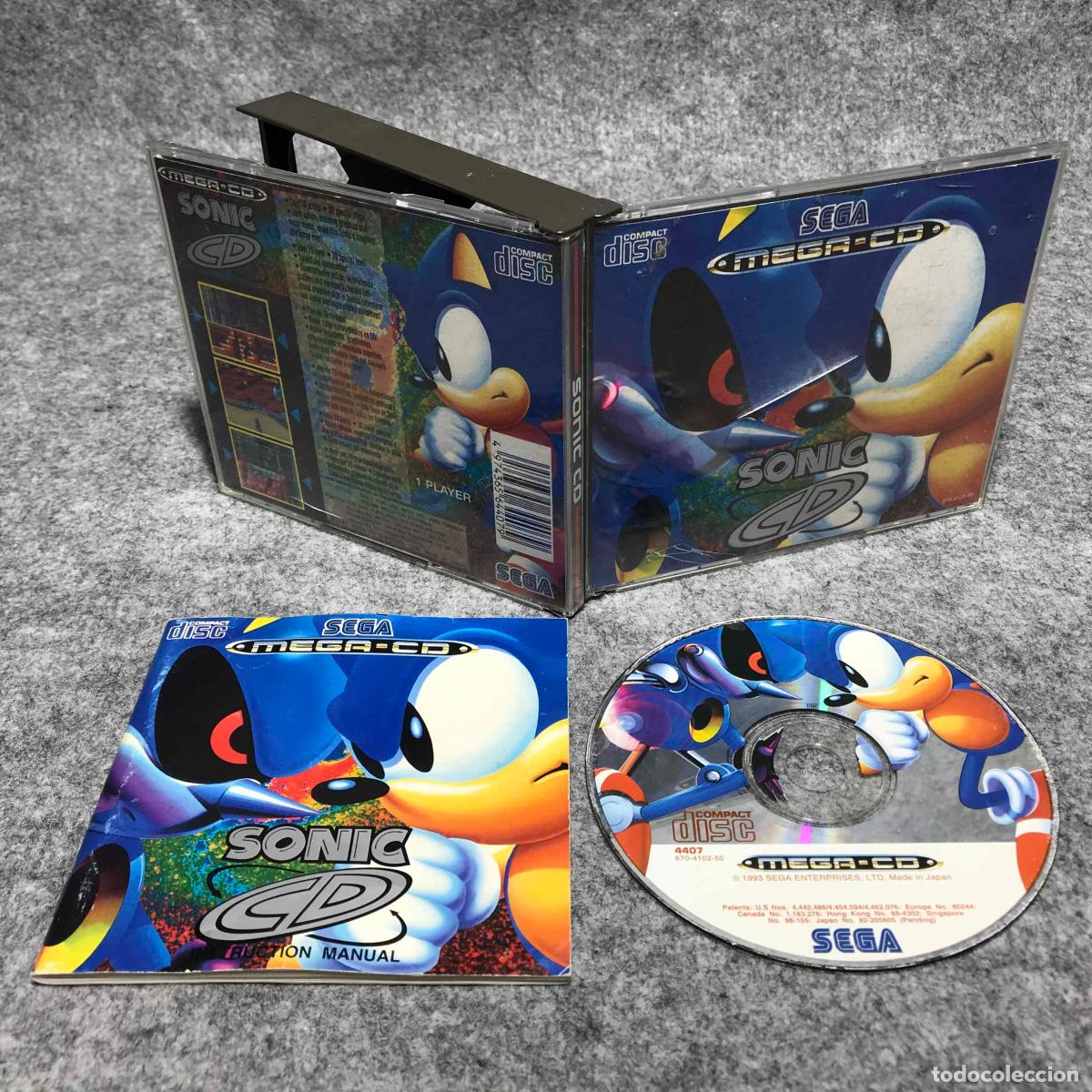 Videojuegos y consolas: SONIC CD SEGA MEGA CD MEGA DRIVE