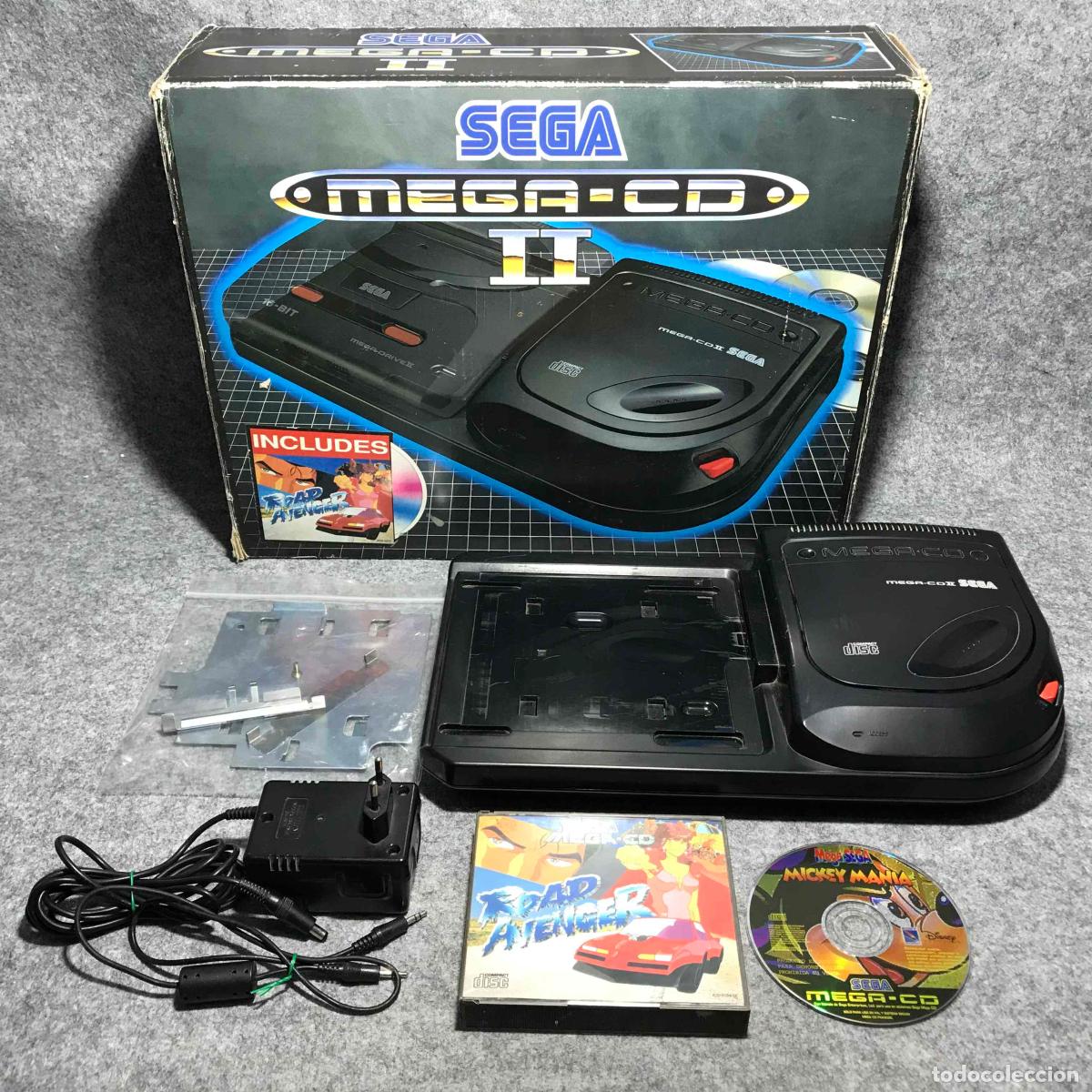 Videojuegos y consolas: SEGA MEGA CD II+ROAD AVENGER+MICKEY MANIA MEGA DRIVE