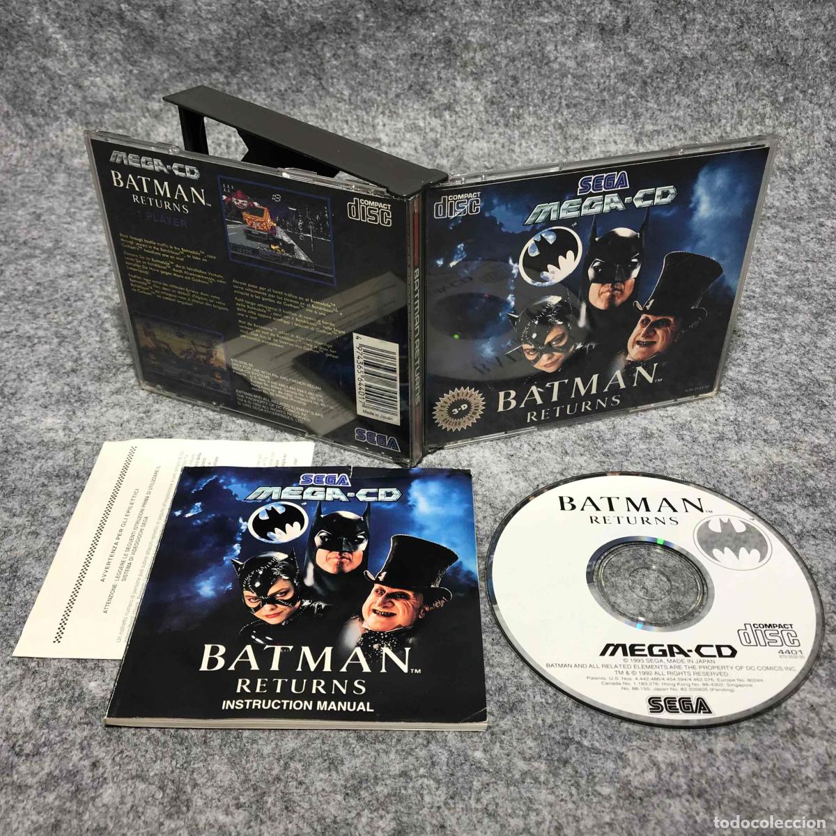 Videojuegos y consolas: BATMAN RETURNS SEGA MEGA CD MEGA DRIVE