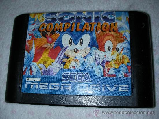 Videojuegos y consolas: ANTIGUO JUEGO SEGA MEGADRIVE SONIC COMPILATION - Foto 1