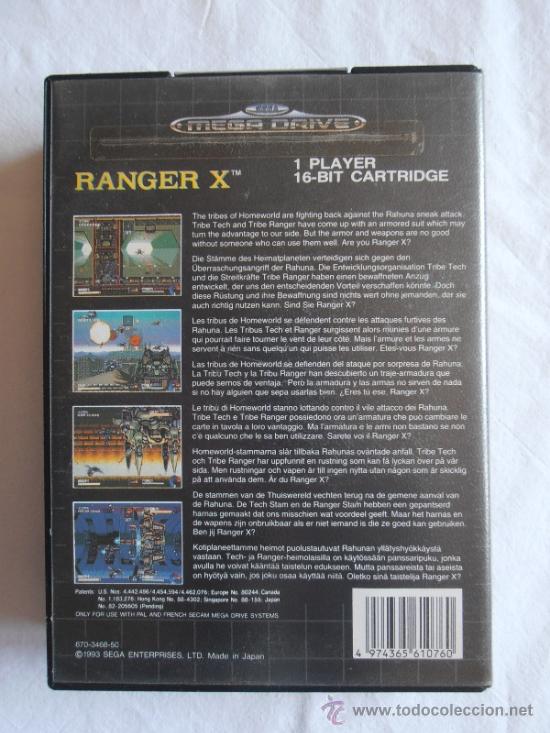 megadrive juego ranger x sega mega drive sold through direct sale 34265889 todocoleccion