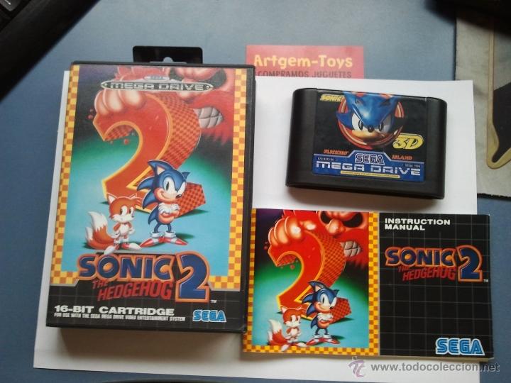 Videojuegos y consolas: juego para la sega  megadrive  sonic 2 completo - Foto 1