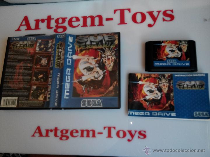 Videojuegos y consolas: juego para la sega megadrive  sub terrania - Foto 3