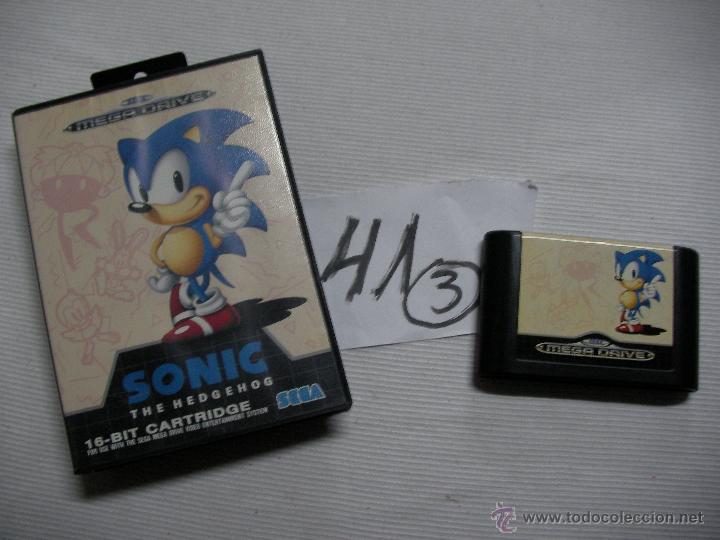 Antiguo Juego SEGA Megadrive - Sonic the Hedgehog