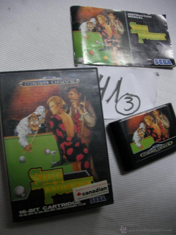 Videojuegos y consolas: ANTIGUO JUEGO SEGA MEGADRIVE - SIDE POCKET - Foto 1