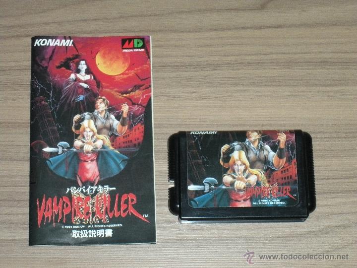 Videojuegos y consolas: VAMPIRE KILLER Completo SEGA MEGADRIVE jp MEGA DRIVE Castlevania - Foto 5