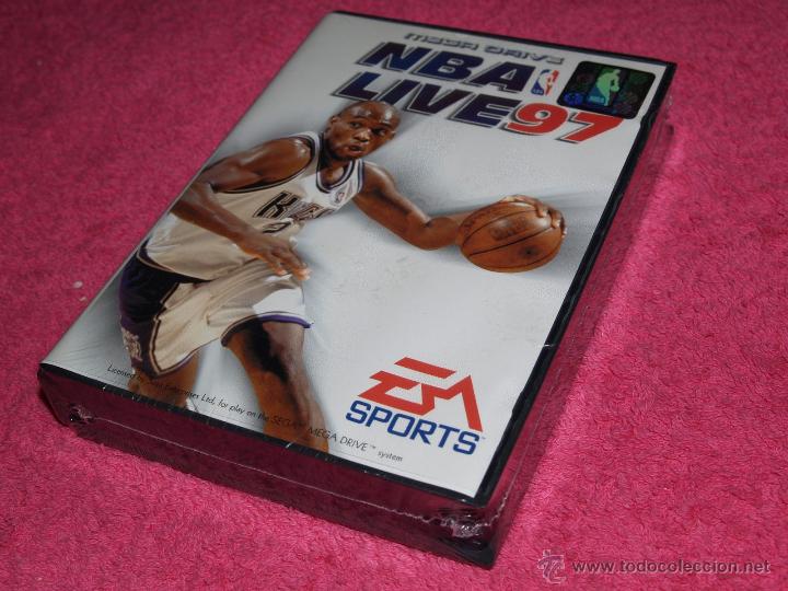Video Games and Consoles: JUEGO PARA SEGA MEGA DRIVE NBA LIVE 97 NUEVO Y PRECINTADO