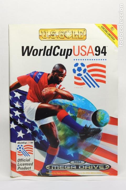 Videojuegos y consolas: CARATULA WORLDCUP USA 94 MEGADRIVE - Foto 2