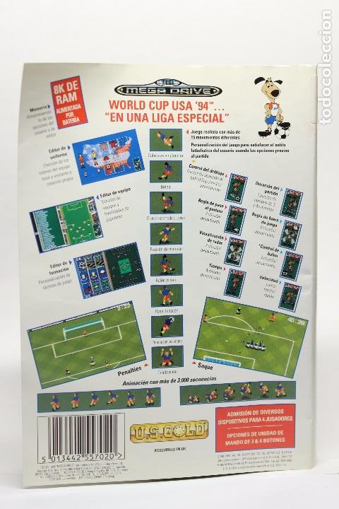 Videojuegos y consolas: CARATULA WORLDCUP USA 94 MEGADRIVE - Foto 3