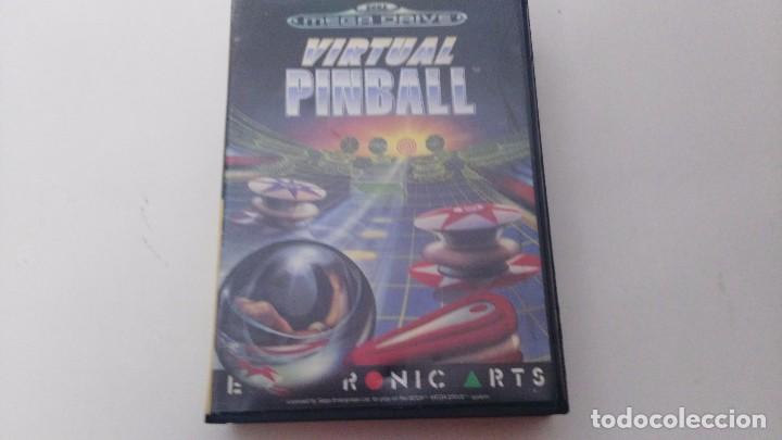Videojuegos y consolas: juego para sega megadrive virtual pinball - Foto 1