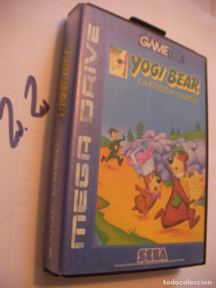 Videojuegos y consolas: ANTIGUO JUEGO MEGADRIVE YOGI BEAR - Foto 1