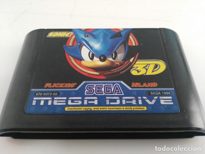 Videojuegos y consolas: JUEGO PARA SEGA MEGADRIVE SONIC 3D - Foto 1