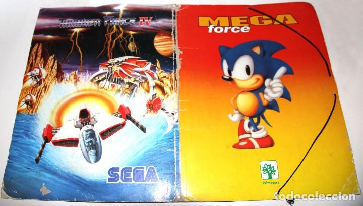 Videojuegos y consolas: CARPETA MEGA FORCE SONIC SEGA THUNDER FORCE MEGA DRIVE - Foto 3