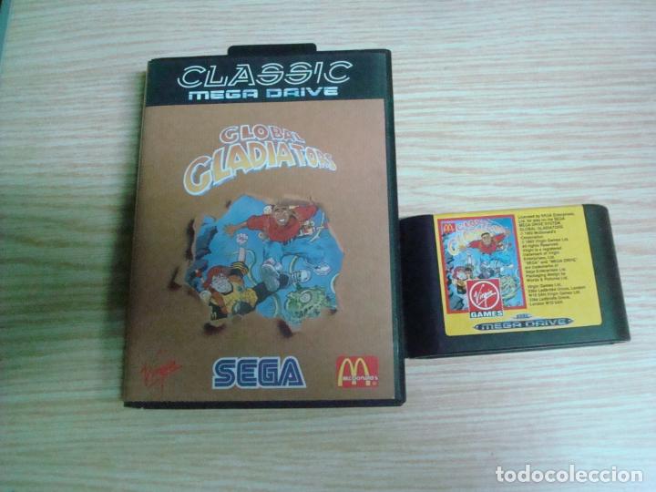 Videojuegos y consolas: mega drive globalgladiators sin manual - Foto 1