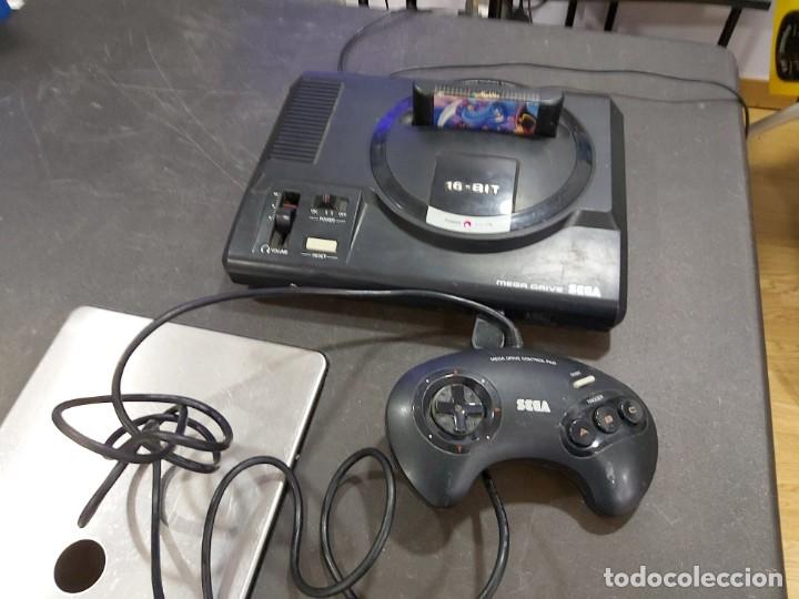 Videojuegos y consolas: CONSOLA SEGA MEGADRIVE FUNCIONANDO + JUEGO - Foto 1
