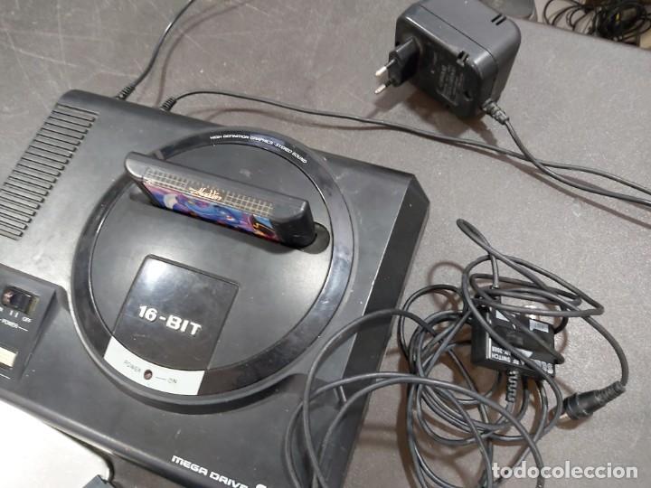 Videojuegos y consolas: CONSOLA SEGA MEGADRIVE FUNCIONANDO + JUEGO - Foto 6