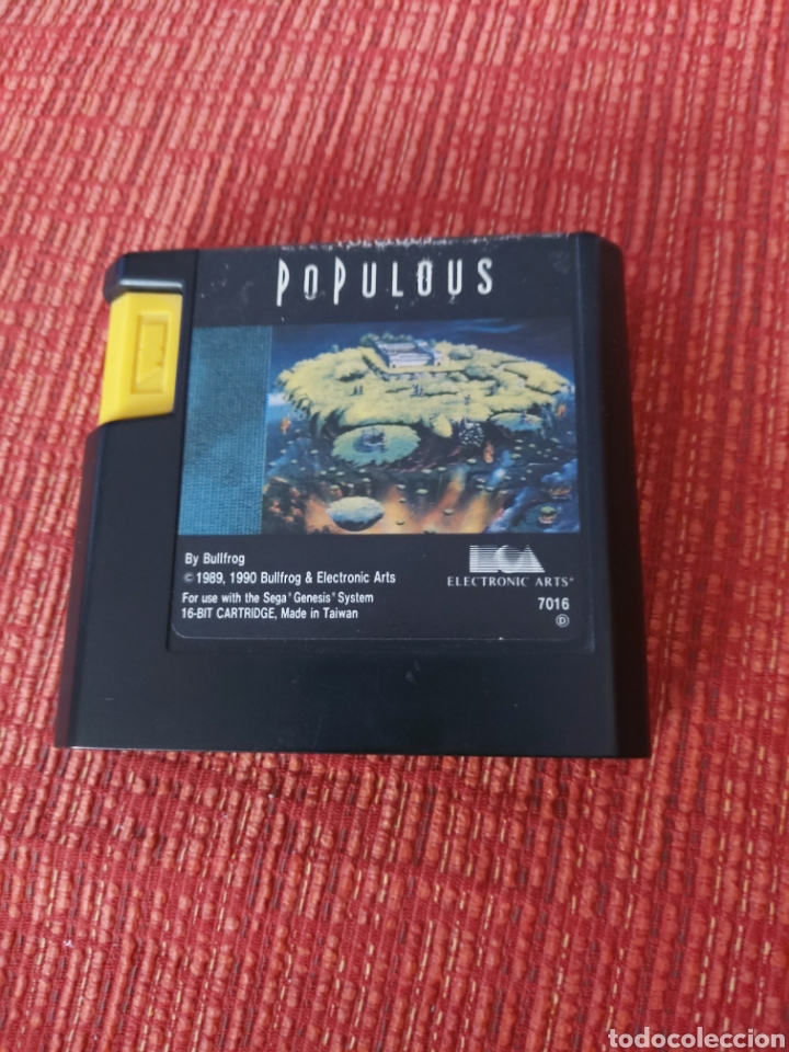 Videojuegos y consolas: Juego Populous Sega Megadrive - Foto 1