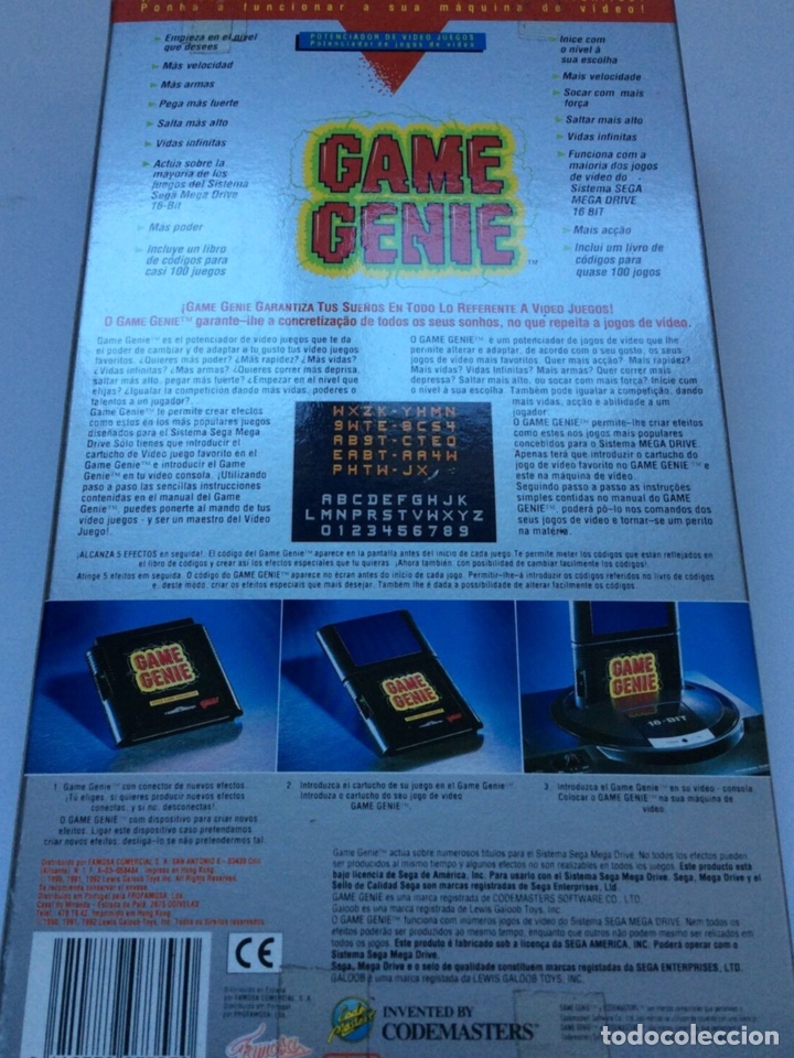 Game Genie Sega Megadrive Famosa Buy Video Games And Consoles Mega Drive At Todocoleccion