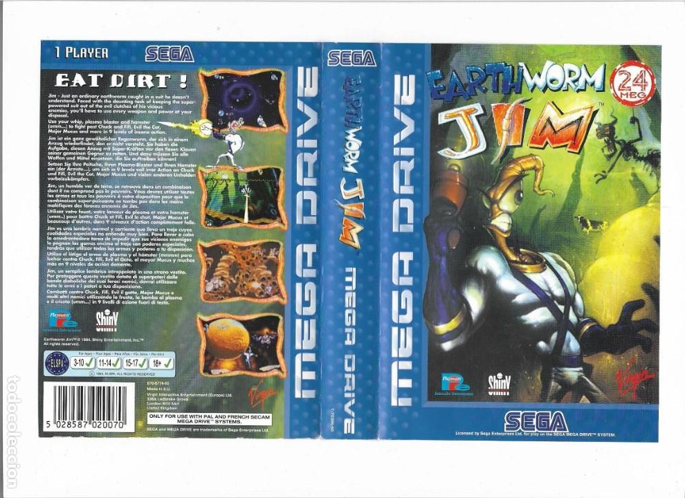 Earthworm Jim - Mega Drive 